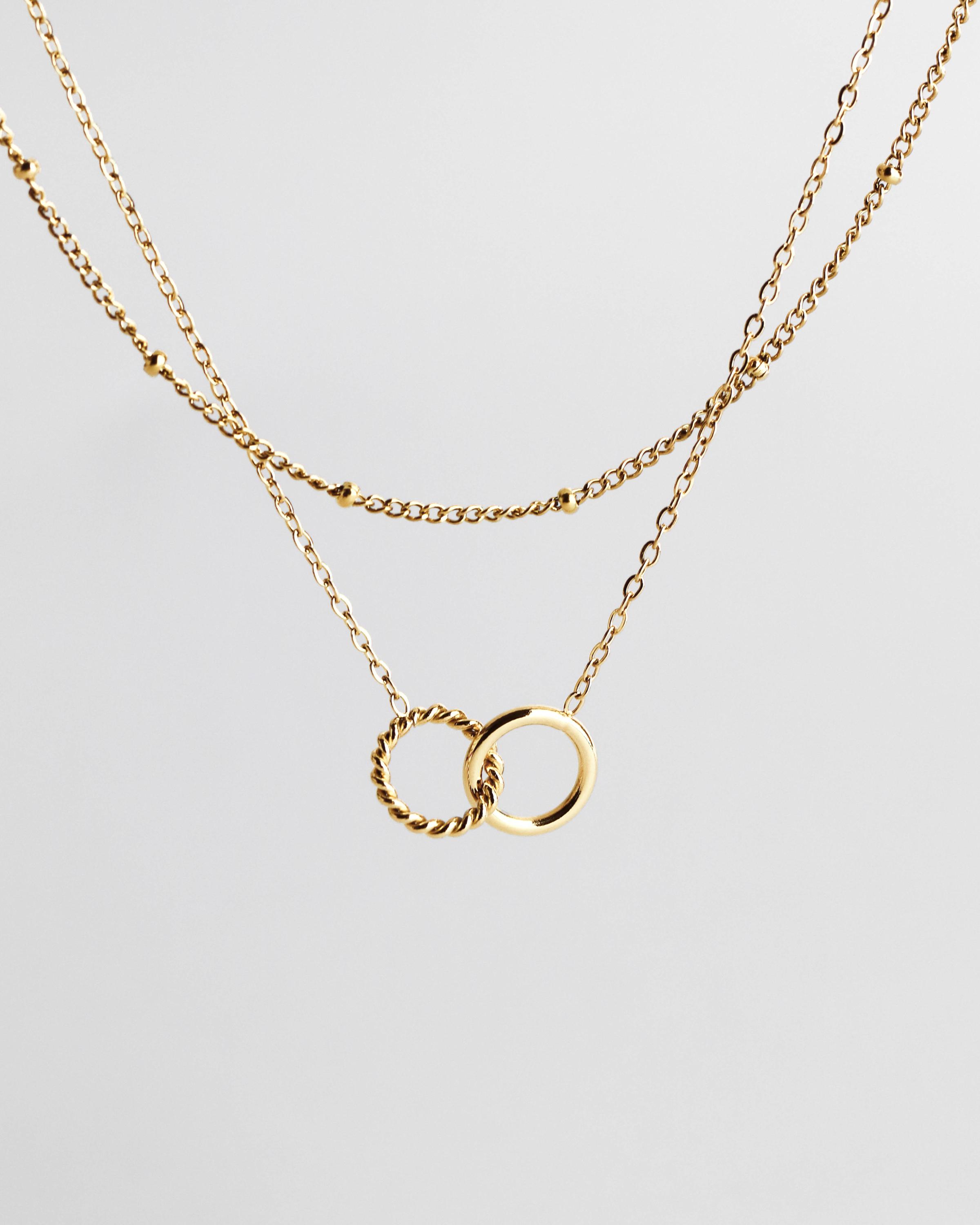 NothingAndOthers/2way Ring Necklace/ゴールド