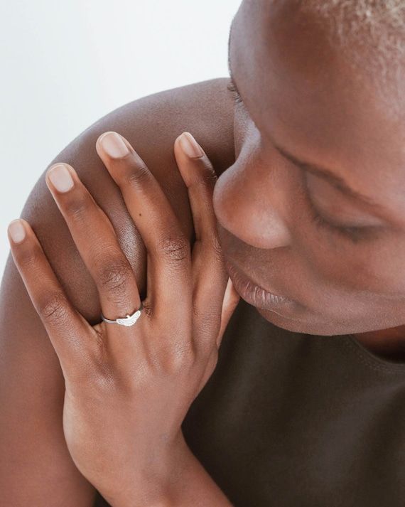 Avengers Infinity War Anello In Argento Sterling 925 Con Nodo Infinito/cuore E Zirconi Chiari - Taglie Disponibili Dal 4 Al 12 Anello Moderno Semplice Elegante - Foto 4