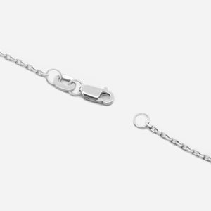 Minimalist Chain Necklace 925 Sterling Silver Everyday Necklace Layering Necklace REDCHERRYBLVD image 3