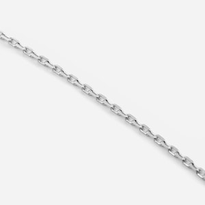 Minimalist Chain Necklace 925 Sterling Silver Everyday Necklace Layering Necklace REDCHERRYBLVD image 1