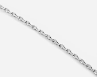 Minimalist Chain Necklace - 925 Sterling Silver - Everyday Necklace - Layering Necklace - REDCHERRYBLVD