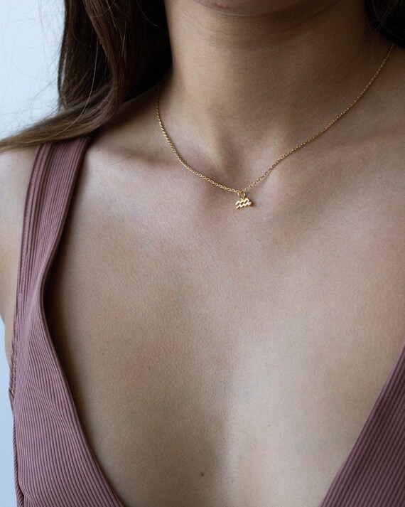 Aquarius 18k Gold Vermeil Aquarius 