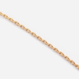 Waterproof 18k Vermeil Chain Necklace Minimalist Necklace Stack Dainty Chain Everyday Necklace Stacking Layering Necklace image 1