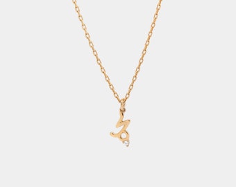 Waterproof - Capricorn - 18k Gold Vermeil - Capricorn Zodiac Necklace - Capricorn Constellation Necklace - Layering - Zodiac Jewelry