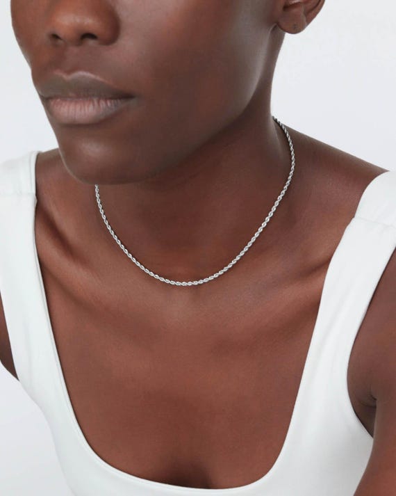 Bellissima Catena Collana In Argento 925, Modello Singapore Attorcigliata, Spessore 1.8mm, Lunghezza 42-60 Cm, Fatta In Italia