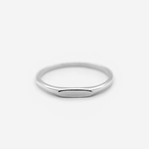 Solid 925 Sterling Silver Ring Minimalist Gold Ring Layering Stack Stacking Ring REDCHERRYBLVD image 6