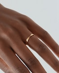 Never Fades - Water Resistant - Gold Band Ring - 18K Gold Ring - Curved Band Ring - Stackable Ring - Stacking Ring - Minimalist Ring - R17 product logo
