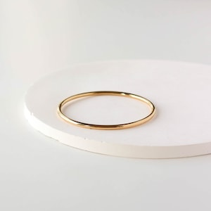 Never Fades - Water Resistant - 18k Bangle Bracelet - Gold Cuff ...
