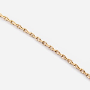 Waterproof - 18k Vermeil Chain Necklace - Minimalist Necklace - Stack - Dainty Chain - Everyday Necklace - Stacking - Layering Necklace