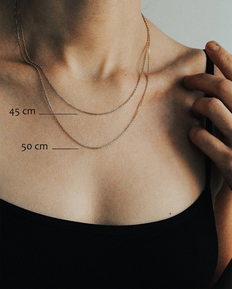Layering Necklace Square Pendant Everyday necklace 24k Gold Vermeil Square Shaped Necklace Roman Pendant