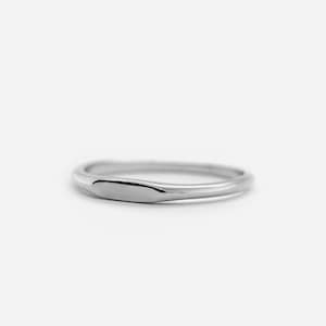 Solid 925 Sterling Silver Ring Minimalist Gold Ring Layering Stack Stacking Ring REDCHERRYBLVD image 7