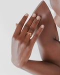 Never Fades - Water Resistant - Gold Wave Ring - 18K Gold Ring - Minimalist Ring - Stackable Ring - Stacking Ring - Minimalist Ring - R5