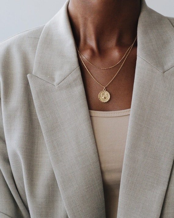 Waterproof - Cancer - 18k Gold Vermeil - Cancer Zodiac Necklace - Cancer Constellation Necklace - Layering - Zodiac Jewelry - Cancer Coin