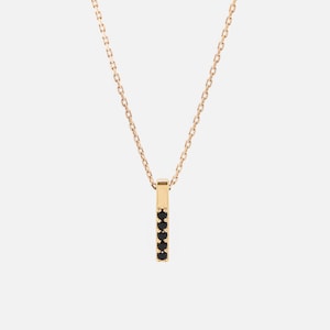 Waterproof - Gold Bar Necklace - Gold Vermeil - 18k Gold Plated Over 925 Sterling Silver - Bar Necklace - Layering Necklace - Stacking