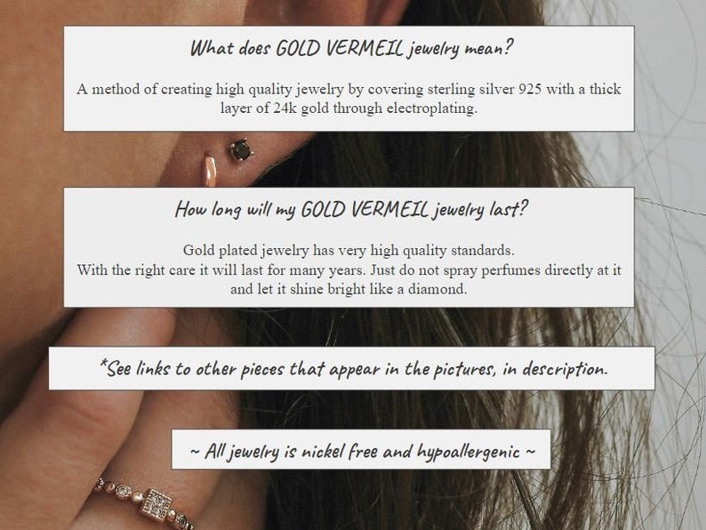 Layering Necklace Square Pendant Everyday necklace 24k Gold Vermeil Square Shaped Necklace Roman Pendant