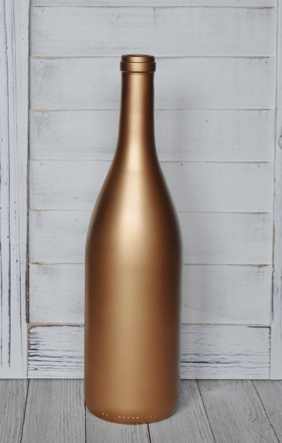 Gold Wine Bottle Centerpiece Wedding Centerpiece Bridal Etsy