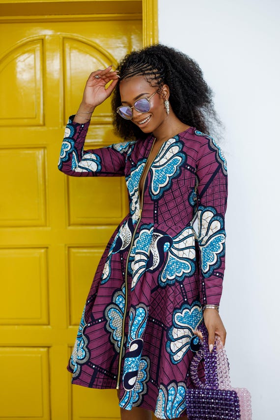 slim fit dress slacks Black Floral Print Fit and Flare Dress main image 0