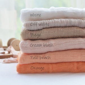 Cotton gauze runner Hand dyed Wedding runner Gauze Table runner Cheesecloth table runner Wedding Boho Centerpiece napkin Rustic tablecloth