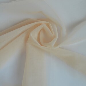Biege soft luxury tulle Wedding tulle material Tutu fabric Tulle net fabric Tulle party decoration - 300 сm width  #61