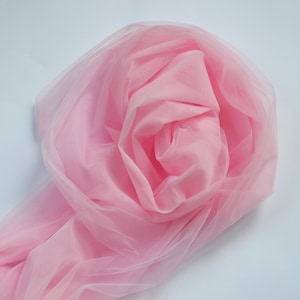 Pink soft luxury tulle Wedding tulle material Tutu fabric Tulle net fabric Tulle party decoration - 300 сm width #9