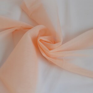 Pale apricot  soft luxury tulle Wedding tulle material Tutu fabric Tulle net fabric Tulle party decoration - 300 сm width #6