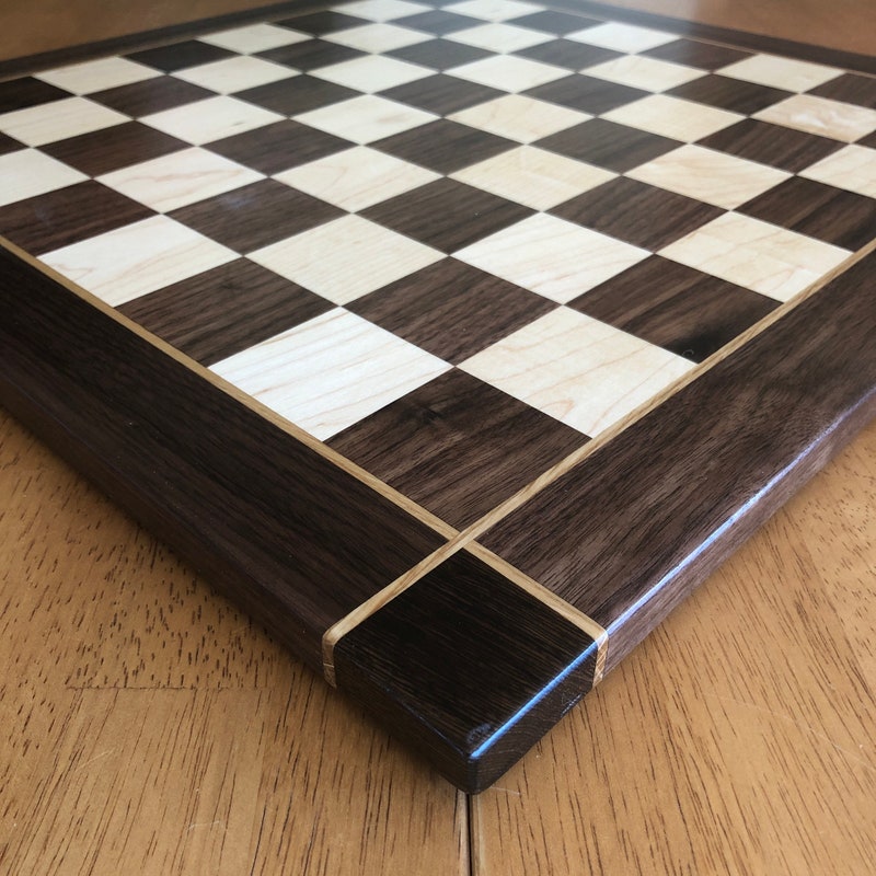 Wooden Checker Board - Etsy