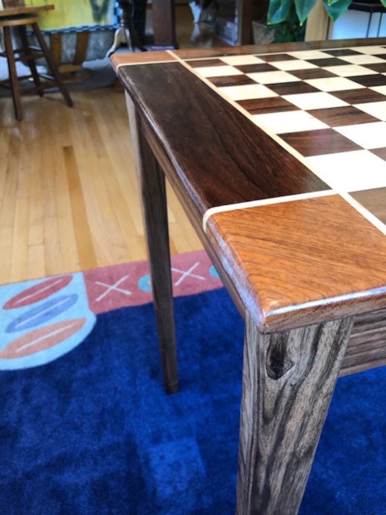 Black Walnut Chess Table image 3