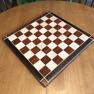 Black walnut, Cherry and maple chessboard image 4