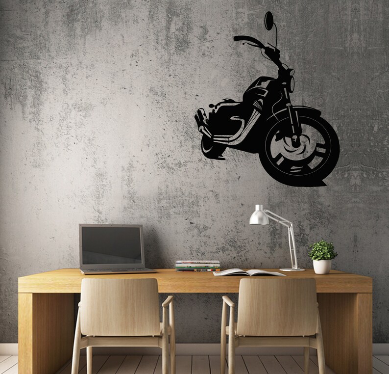 Wall Decal Bike Motorcycle Speed Extreme Sport Unique Decal Caig2288