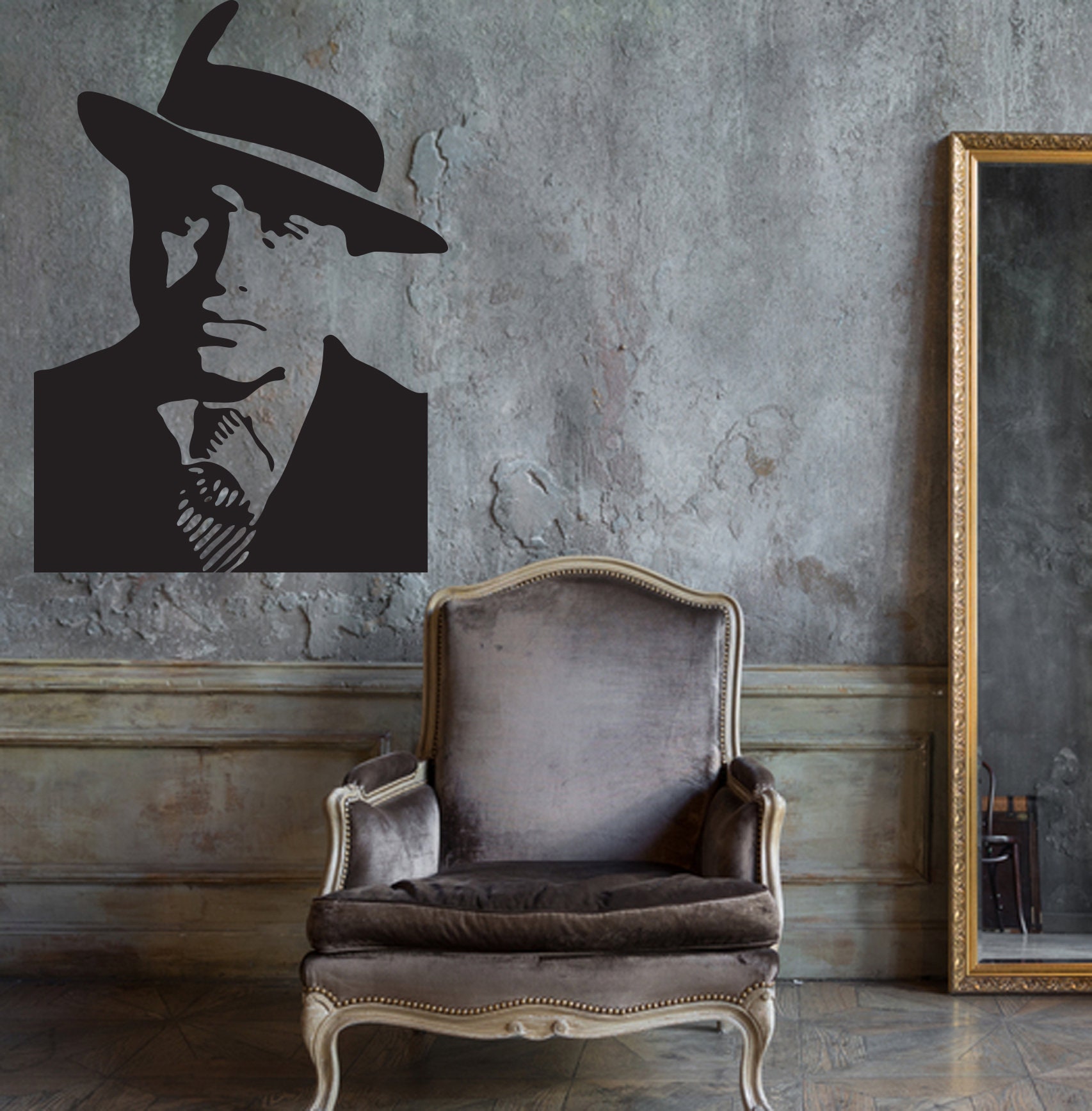 Wall Decal Al Capone Picture Chicago Mafia Gangster Best - Etsy Finland