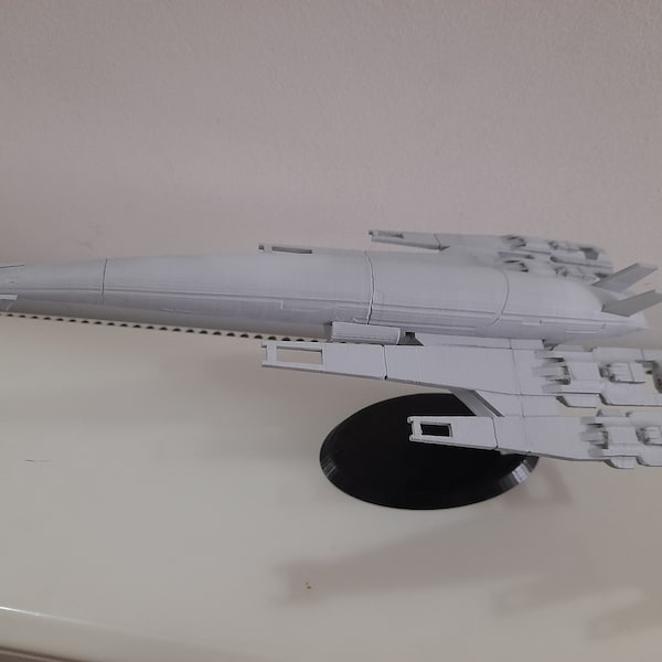 SSV Normandy Starship SR-2 Mass Effect with stand