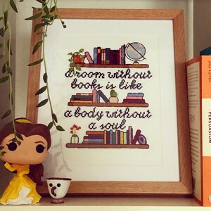Library Cross Stitch PDF Pattern - Etsy