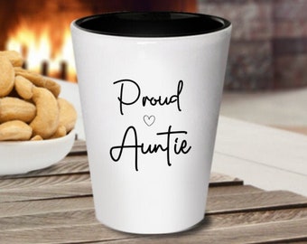 Other aunts me aunticorn from niece nephew cup Pregnancy announcement retirement Auntie to be 1.5 oz shot glass funny rainbow pole dancing unicorn