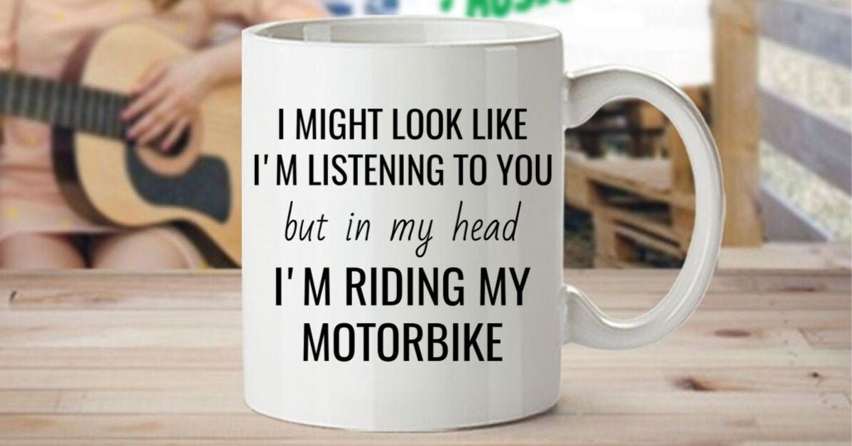 Motorbike Gifts Motorcycle Gifts Motorbike Mug Biker Gift Etsy