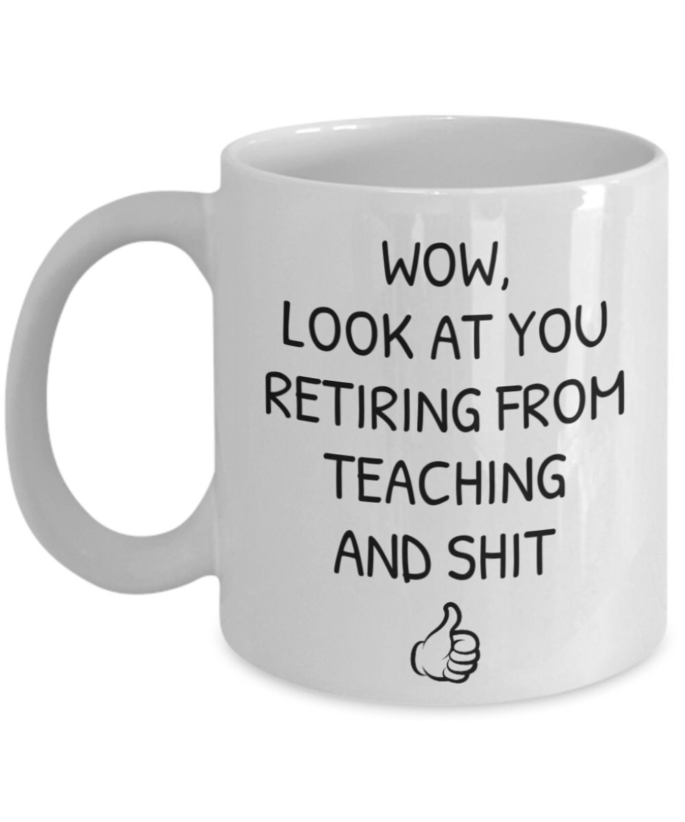 Teacher Retirement Gifts for Men and Womenhappily Retired Etsy