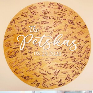 Custom Wedding Guest Book Decor, Layered Wood Wedding Sign or Guest Book Alternative , Wood Wedding Unique Guest Book for Custom Wedding