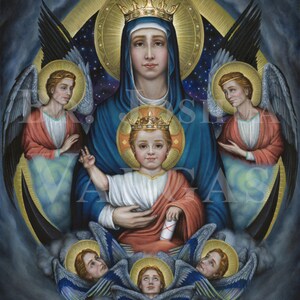 Our Lady of the Oratory/La Madonna Della Vallicella (Print, Original Artwork)