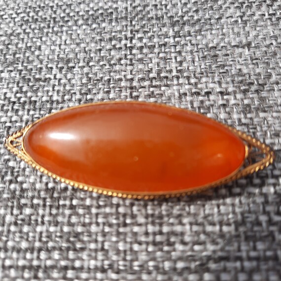 Vintage brooch honey amber brooch natural Baltic … - image 2