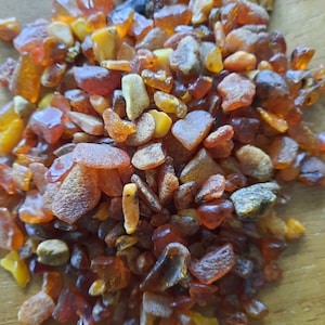 Raw Baltic Amber Gemstones: Undrilled Craft Beads (to 15mm)