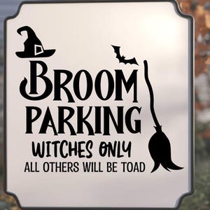 Bezem parkeren SVG, heks Svg, Halloween teken svg, Halloween Svg, heks bezem Svg, Eps, Dxf, Cricut, gesneden bestanden, silhouet bestanden