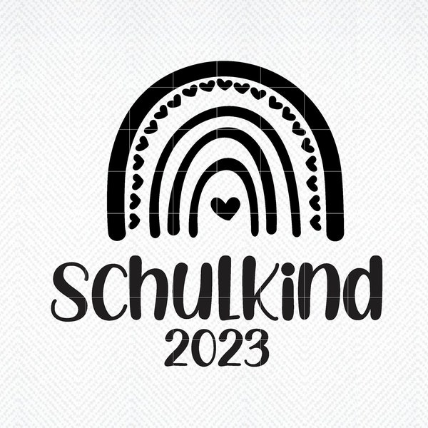 Schulkind 2023, Plotterdatei svg, Sofort Download Plotter File