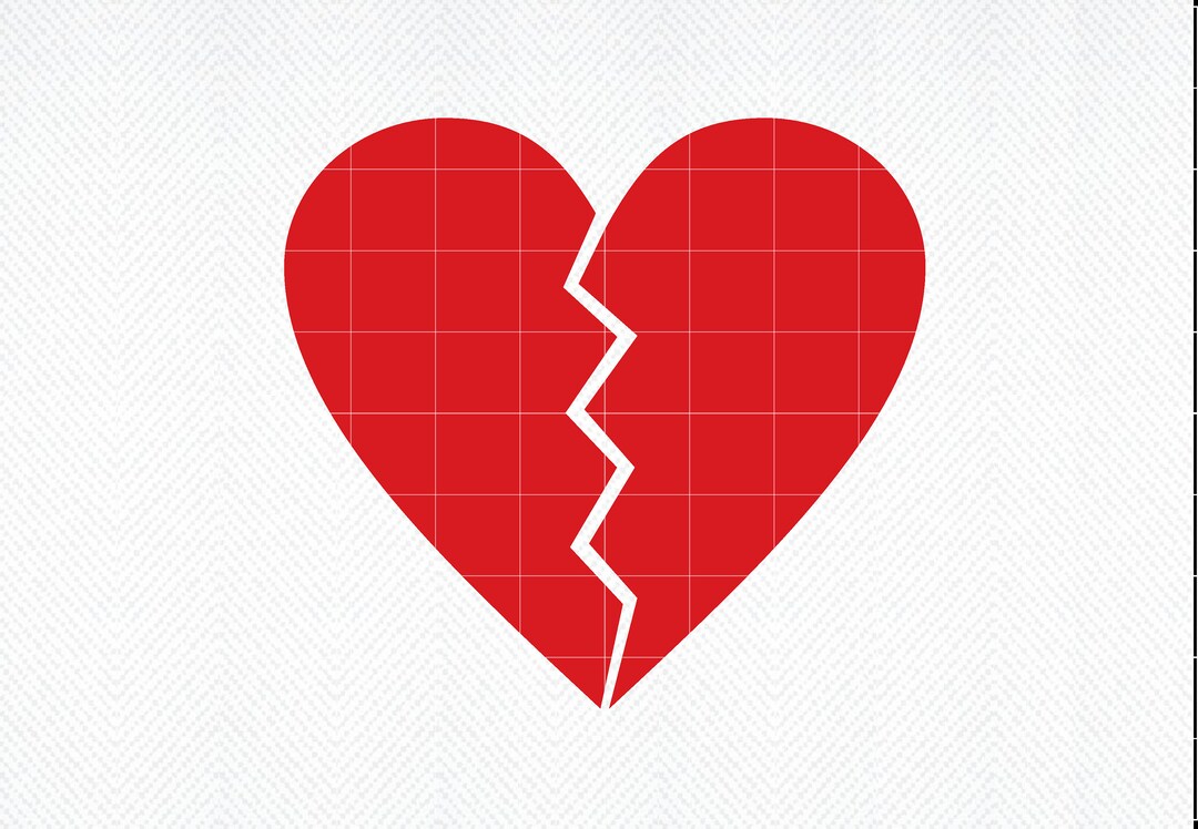 Broken Heart SVG Broken Heart Png Broken Heart Vector - Etsy