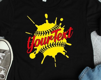 Custom Softball Team SVG, Personalized Design (Digital Download)