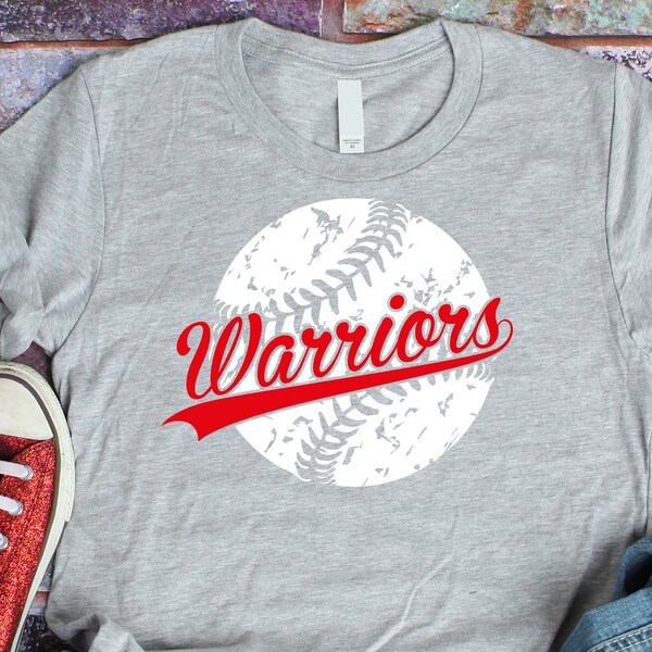 Warriors svg, SVG, DXF, baseball svg, Warriors baseball, baseball mom svg, digital download, baseball shirt, baseball team, distressed svg