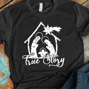 True story svg, nativity svg, SVG, DXF, christmas svg, christian svg, religious svg, nativity scene svg, christian christmas svg, Jesus svg