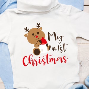 Il mio primo Natale, SVG, primo Natale in formato SVG, renna in formato SVG, rudolph in formato SVG, bambino renna in formato SVG, Natale in formato SVG, bambino cervo in formato SVG, bambino Natale in formato SVG