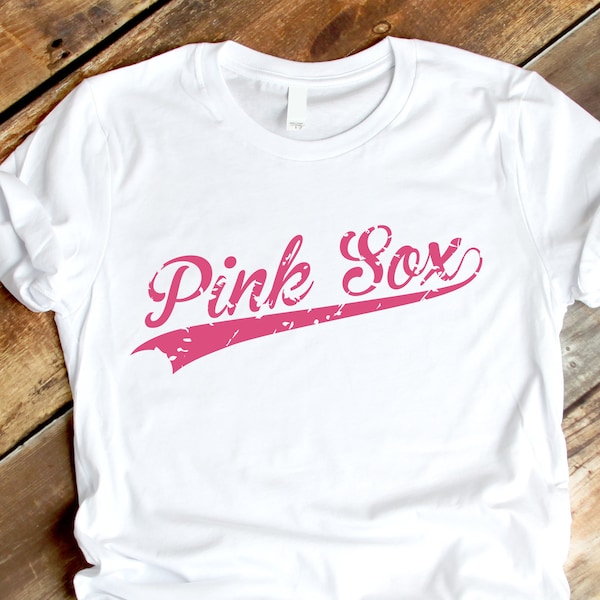 Pink Sox svg, softball svg, SVG, DXF, softball team name, softball mom svg, digital download, softball shirt, softball team, distressed svg