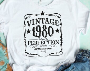 Download Free 40th Birthday Svg 1980 Svg Svg Pdf Vintage 1980 Svg 40 Etsy SVG Cut Files