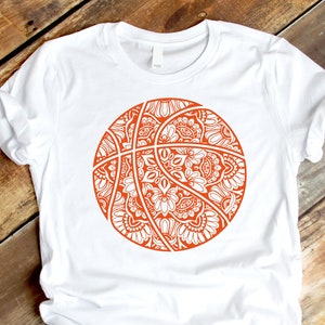 Basket svg, SVG, PDF, basket mamma svg, mandala svg, download digitale, camicia da basket, camicia da basket mamma, allegria mamma svg, allegria