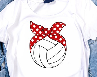 Volleyball mom svg, SVG, volleyball svg, volleyball mom shirt, bow svg, bandana svg, volleyball clipart, cheer mom svg, volleyball svg files